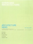 Architecture News: The Newsletter of the Syracuse School of Architecture, N.2 Spring 2007